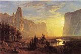 Yosemite Valley Yellowstone Park by Albert Bierstadt